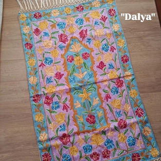 Dalya model Tam işli Kaşmir seccade
