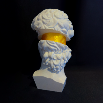 David Skull Statue