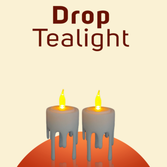 Drop Tealight - With Tealight 2 Piece