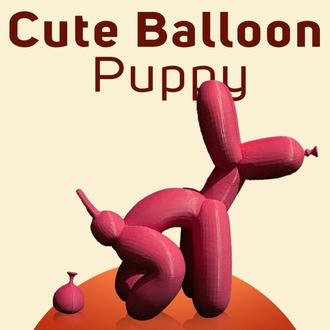 Cute Balloon Puppy