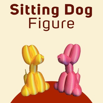 Sitting Dog Balloon