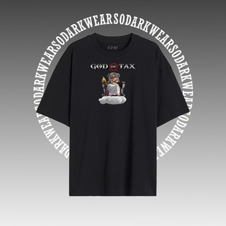 "GOD OF TAX" Oversize T-Shirt
