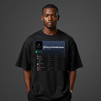 "SPOTİFY PL" Oversize T-Shirt