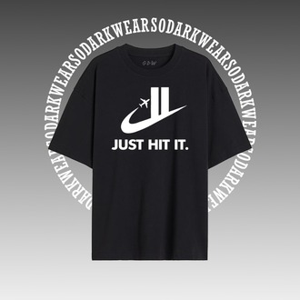 "Just Hit It" Oversize T-Shirt