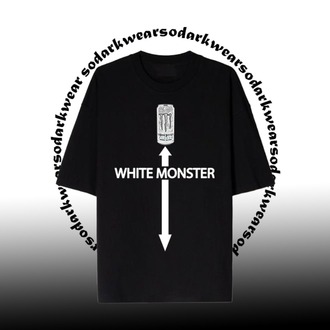  "White Monster" Oversize T-Shirt