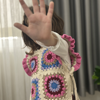 El Örgü Motifli Süveter | SoftByGökçe Özel Tasarım