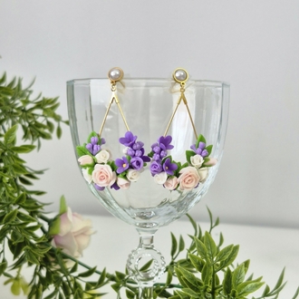 "Lilac Garden"(Küpe)