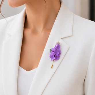 Lilac Flower (Broş)