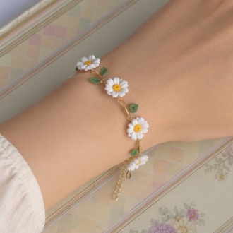 "Daisy Meadow Bracelet"(Papatya Bileklik)