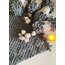 Duman Gri Küp Şeker Puffy Bebek Battaniyesi
