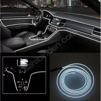 Torpido LED Ip Neon Işıklı Dekoratif Beyaz 2 M