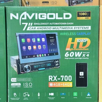 Navigold RX-700 ANDROİD CARPLAY INDASH TEYP MULTİMEDİA 4-64 + KAMERA
