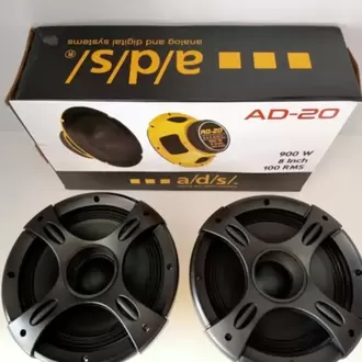 Ads Midrange Hoparlör 900Watt Amfi Uyumlu 20Cm 2 Adet