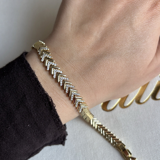 Xuping 14 k Bileklik