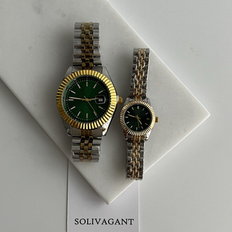 MAİN | Silver Gold Green Kol Saati '' YENİ SEZON ÇİFT