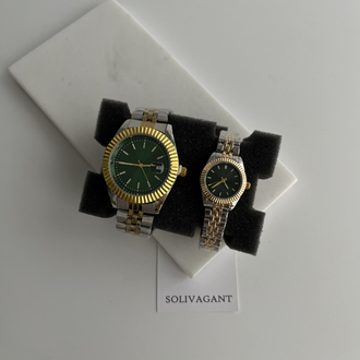MAİN | Silver Gold Green Kol Saati '' YENİ SEZON ÇİFT