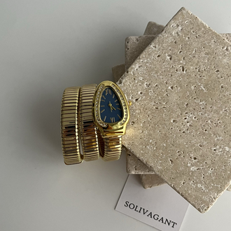 Snake | Gold Blue Kol Saati '' YENİ SEZON ''