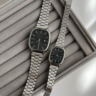 SOLIVAGANT | Silver Black Kol Saati '' YENİ SEZON ÇİFT