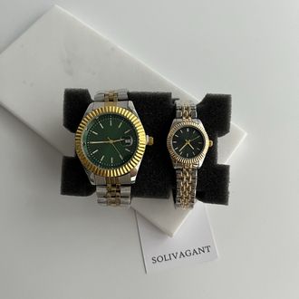 MAİN | Silver Gold Green Kol Saati '' YENİ SEZON ÇİFT