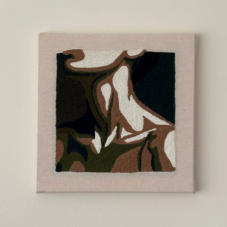 No.03 Fluid Gaze | Punch Needle Duvar Sanatı (The Breath)