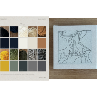 No.03 Fluid Gaze | Punch Needle Duvar Sanatı (The Breath)