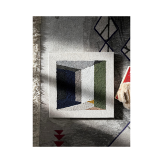 No.01 Silent Perspective | Punch Needle Duvar Sanatı