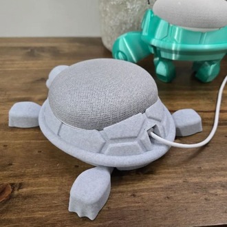 Google Nest Mini Kaplumbağa Tasarımlı Stand 