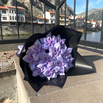 Morlu Kurdele Buketi