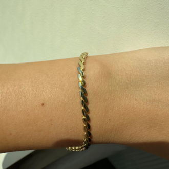 Xuping 14 k gold renginde bileklik