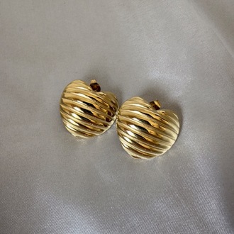 Çelik gold küpe