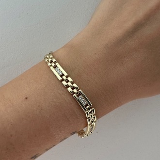 Xuping 14 k gold renginde bileklik