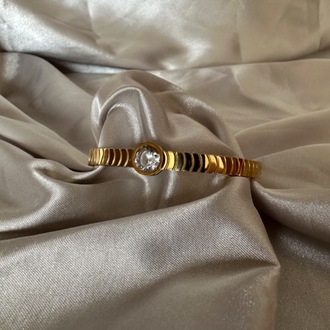 Çelik gold taşlı 6 mm kelepçe