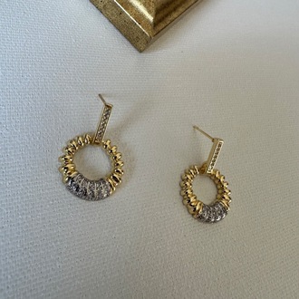 Çelik gold Özel Seri Küpe