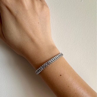 Su yolu silver 5 mm bileklik