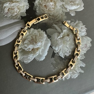 Xuping 14 k gold renginde bileklik