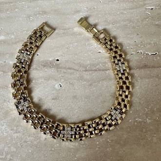 Xuping 14 k gold 10 mm bileklik