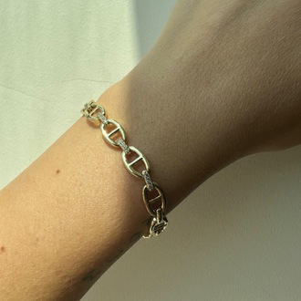Xuping 14 k gold renginde bileklik