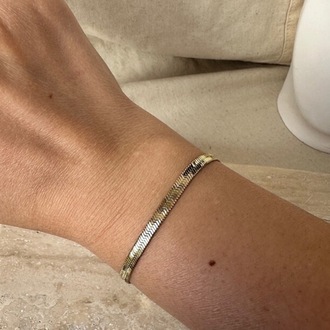Xuping 14 k renginde 4 mm bileklik