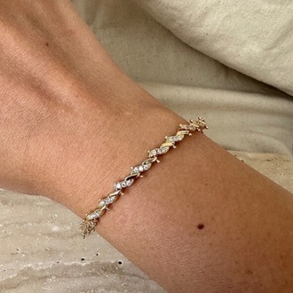 Xuping rose gold 6 mm bileklik