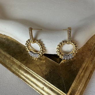 Çelik gold Özel Seri Küpe
