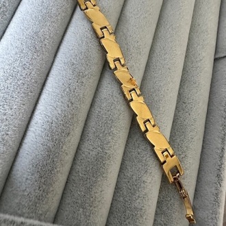 Çelik gold 6 mm bileklik