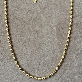 Çelik gold kolye
