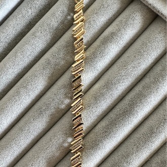 Xuping rose gold 7 mm bileklik