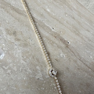 Xuping gold 1 mm bileklik