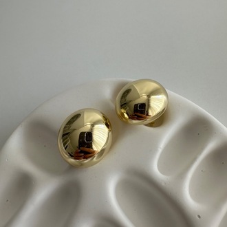 14k Gold Bombeli Küpe