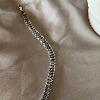 Su yolu silver 5 mm bileklik