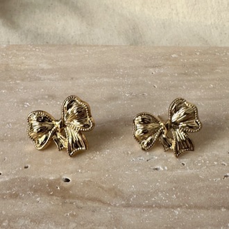 Çelik gold küpe