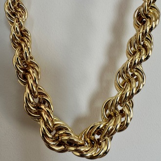 Çelik gold kolye