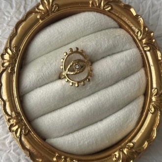 Çelik gold ayarlanabilir yüzük