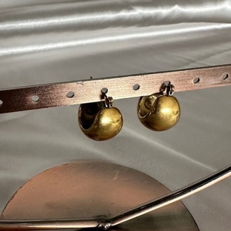 Çelik gold küpe